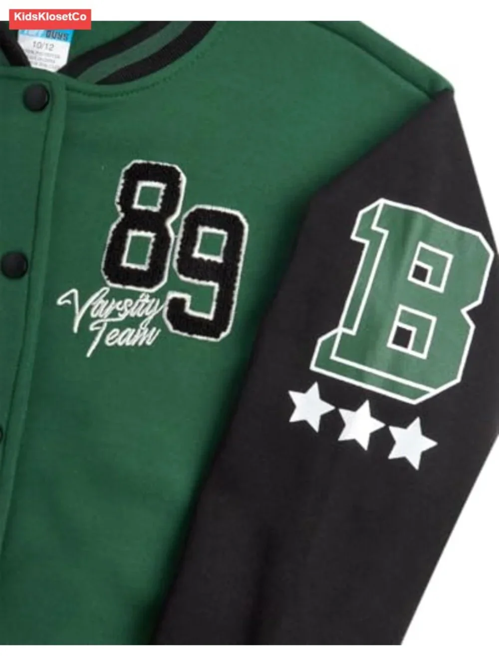 Boys 2-Piece Fleece Varsity Jacket & Jogger Sweatsuit Set Activewear Tracksuit